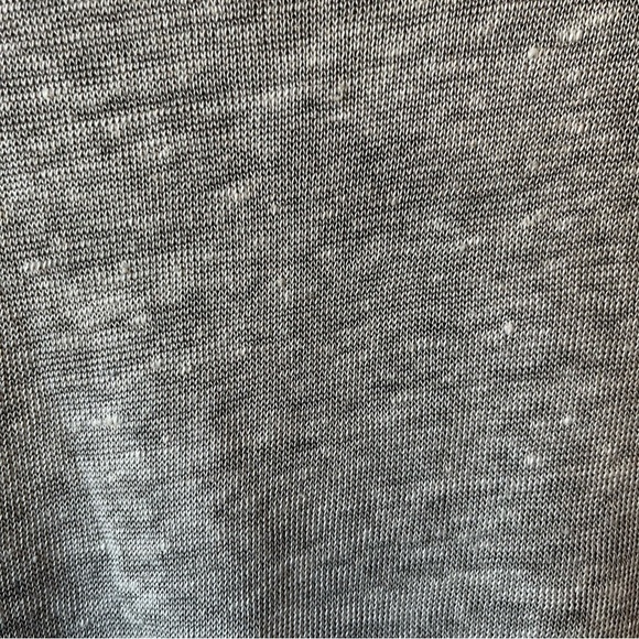 We the Free Oversized top Womens S Gray Linen Rayon Long sleeve tee Free People - Picture 6 of 7